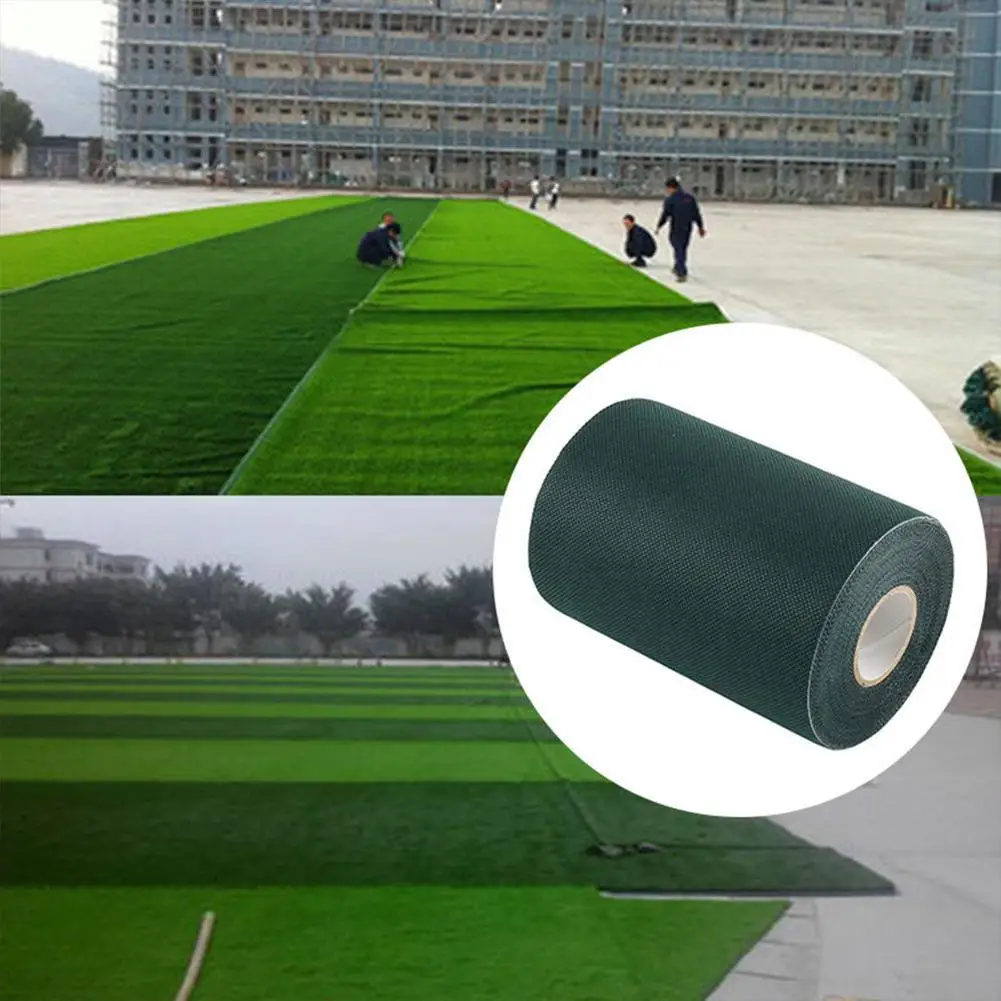 15x1000cm Garden Self Adhesive Joining Green Tape Synthetic Lawn Grass Carpet Artificial Turf Grass Seaming Fix Joining Tape
