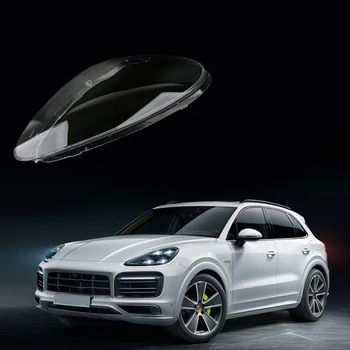 

For-Porsche Cayenne 2011-2013 Right Headlight Shell Lamp Shade Transparent Lens Cover Headlight Glass Cover