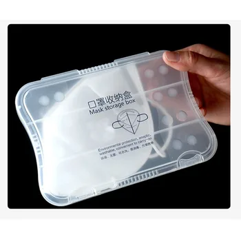 

Face Mask Box Facemask Portable Holder Moisture-Proof Mask Storage Box caja mascarillas guardar caja para guardar mascarillas
