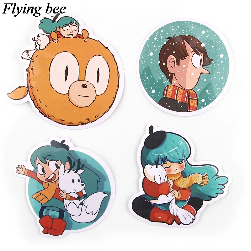 20 компл./лот(36 шт./компл.) Flyingbee Hilda сезон Стикеры наклейки ПВХ Скрапбукинг Стикеры s для телефона Чемодан ноутбук Тетрадь X0721