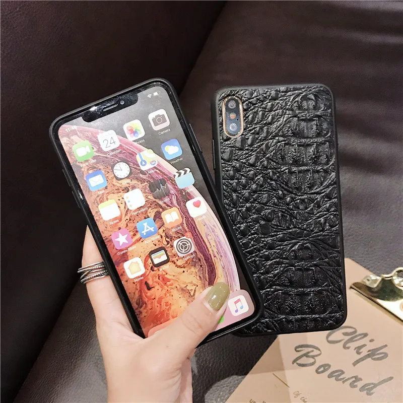 Чехол для телефона с крокодиловым узором и кольцом iPhone xs max чехол 7 plus 6 6s XR X XS 8 ip 11