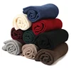 New Winter Scarf Knitted Yak Cashmere Wool Blend Scarf Men's Gift Giving Autumn Dual-purpose Warm and Comfortable 2