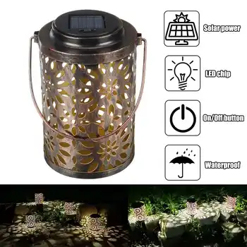 

Solar Lamp solar Lanterns for garden Outdoor Lighting Garden Hanging Lamp Retro Design Waterproof solar light Landscape lamp