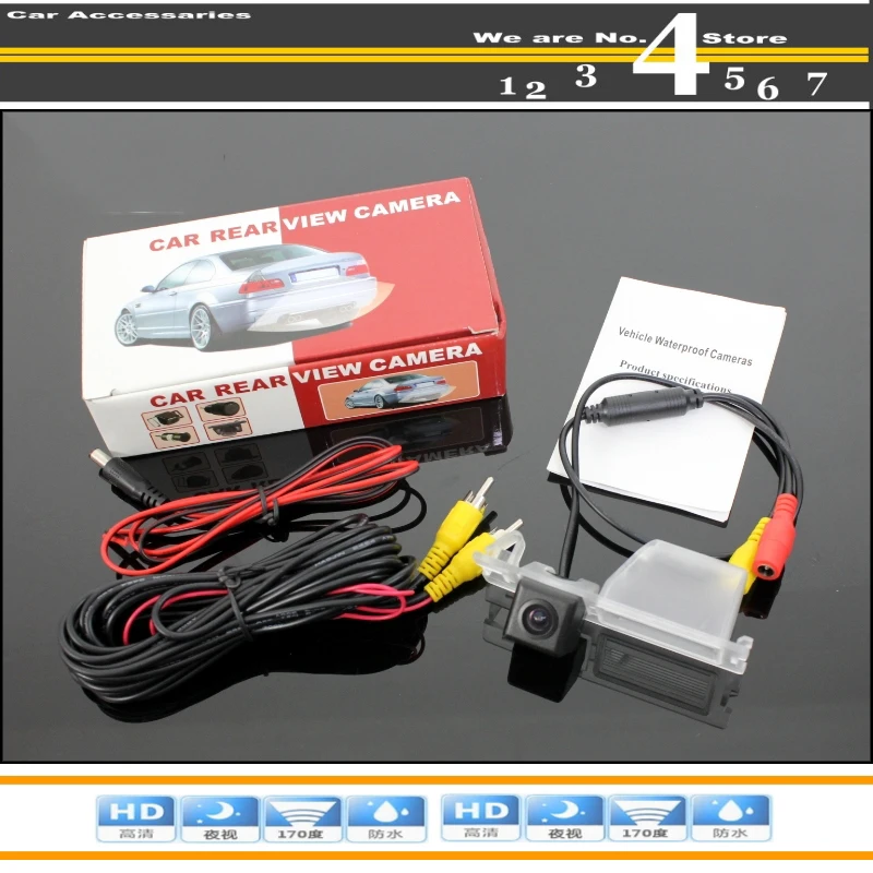 Car Camera For FIAT Bravo : Brava : Ritmo 2007~2015 High Quality Rear View Back Up Camera For PAL : NTSC Use | CCD with RCA2