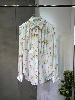 

summer fashion new women flower prints diamonds shirt blouse ladies casual tops shirt 2 color ddxgz2