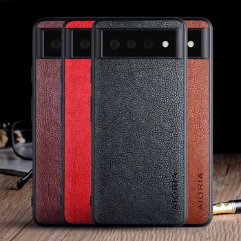 Coque en cuir pour Google Pixel 6 Pro 1