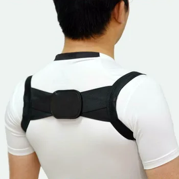 

Hot Adjustable Men/women Back Posture Corrector Clavicle Spine Posture Correction Belt Back Shoulder Upper Brace Support New