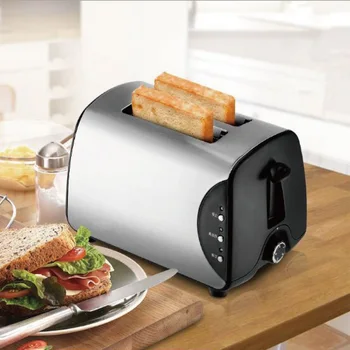 

Home toaster Household breakfast maker Kitcken toast baker 220 voltage Easy to use Munlti function Stainless steel grill