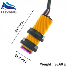 Escala fotoelétrica infravermelha da detecção do interruptor 3-80cm da proximidade do sensor da prevenção do obstáculo E18-D80NK ajustável