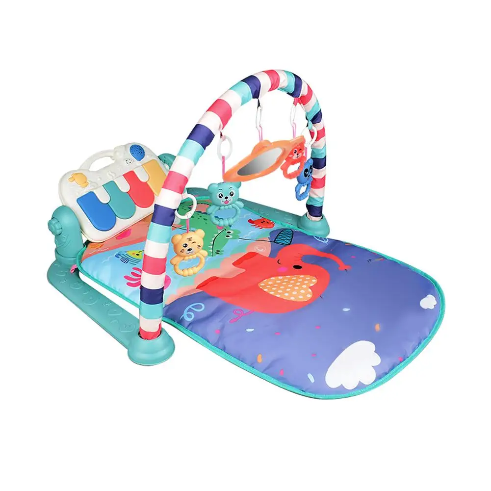  Kids Children Fitness Rack Baby Toys Piano Music Blanket Play Plastic Intellectual Development Play