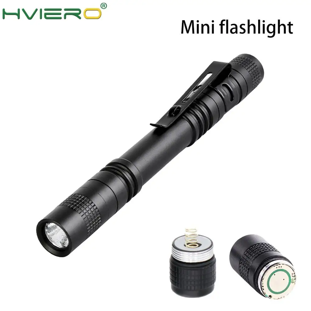 

LED Portable Mini Flashlight AAADry Battery Strong Photo Flashlight Medical Pen Light Outdoor Mountain Climbing Camping Lighting