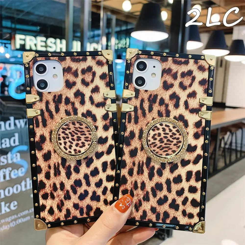 2LC крутой Леопардовый принт раньше для iphone11 11pro 11promax X Xr Xs max 7 8 plus Жесткий imd задний