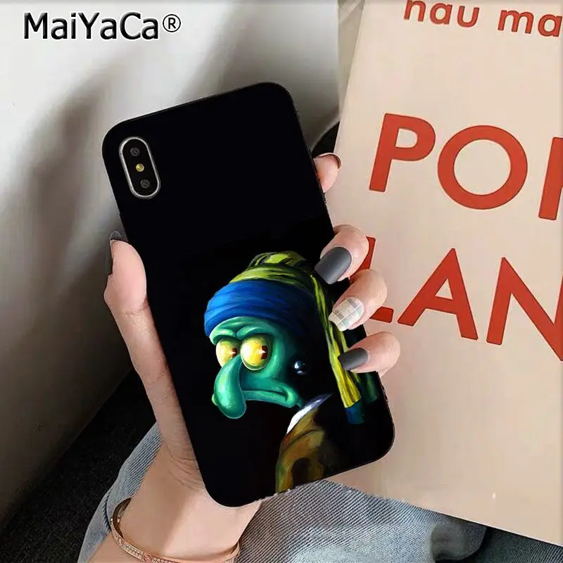 MaiYaCa милый мультфильм кальмарные щупальца ТПУ силиконовый чехол для телефона Apple iphone 11 pro 8 7 66S Plus X XS MAX 5s SE XR