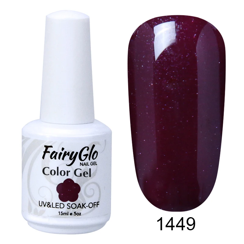 1449 FairyGlo флуоресцентный неоновый УФ-гель для ногтей Дизайн ногтей гель лак замачиваемый Vernis полуперманентный лак для ногтей 15 мл - Цвет: 1449