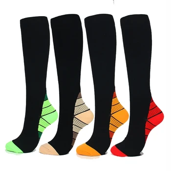 

Unisex socks Breathable Compression Knee cotton Socks Printed Polyester Nylon Hosiery Footwear Accessories