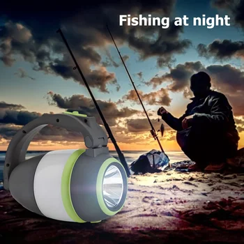 

Classic Handheld LED USB Rechargeable Flashlight Practical Multi-functional Durable Outdoor Camping Emergency Searchlight