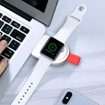 

Wireless Mini Portable Charger for Apple IWatch 1 2 3 4 5 Dock Adapter Fast Charging Charger Smart Watch Wireless Charging Base