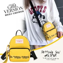 Мини-сумки через плечо из нейлона, повседневные уличные мягкие мини-сумочки для телефона на молнии и сумочки, новинка, сумки-мессенджеры через плечо