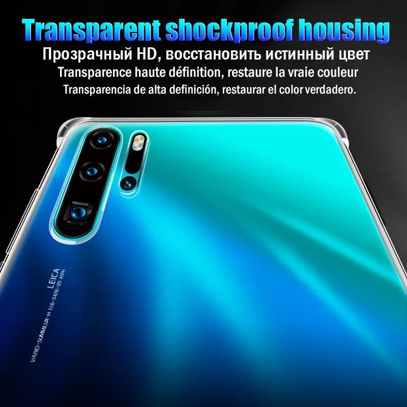 Ударопрочный чехол для Huawei P20 P30 P40 Pro P10 Mate 30 20 10 Lite Y5 Y6 Y7 Y9 Prime P Smart 2019 Honor 9 8X 9X Nova