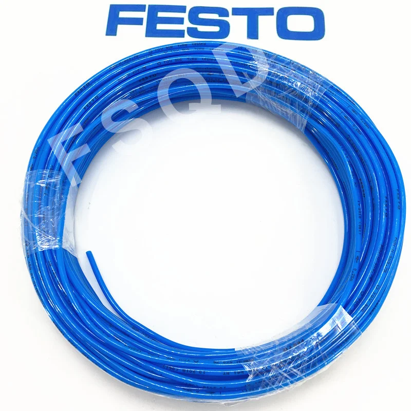 cheap PUN 8X1.25 10m PUN H 4X0.75 BL 50m FESTO plastic hose yellow and blue Pneumatic components air tools PUN series