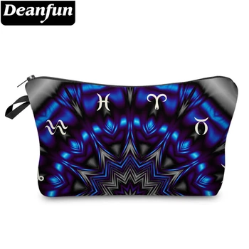 

Deanfun Printing Elegant Blue Constellation Makeup Bag Waterproof European Style Cosmetic Bag Custom 51410
