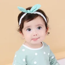 Стиль; корейский стиль; Детские аксессуары для волос; ; головной убор для девочек; милые аксессуары для малышей; Кружевная повязка для волос с кроличьими ушами