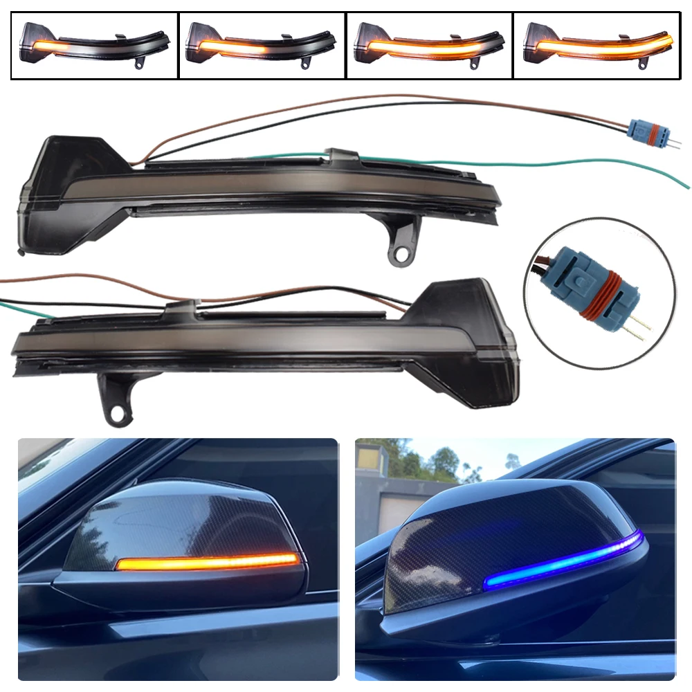 Для BMW 5 6 7 серии F10 F11 F07 F06 F12 F13 F01 F02 светодиодный динамический поворотов