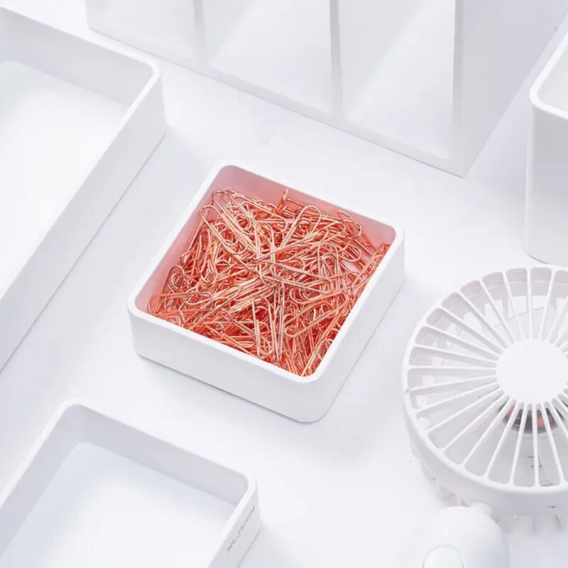 160pcs 미니 금속 종이 클립 책갈피 사진 편지 바인더 클립 편지지 도구