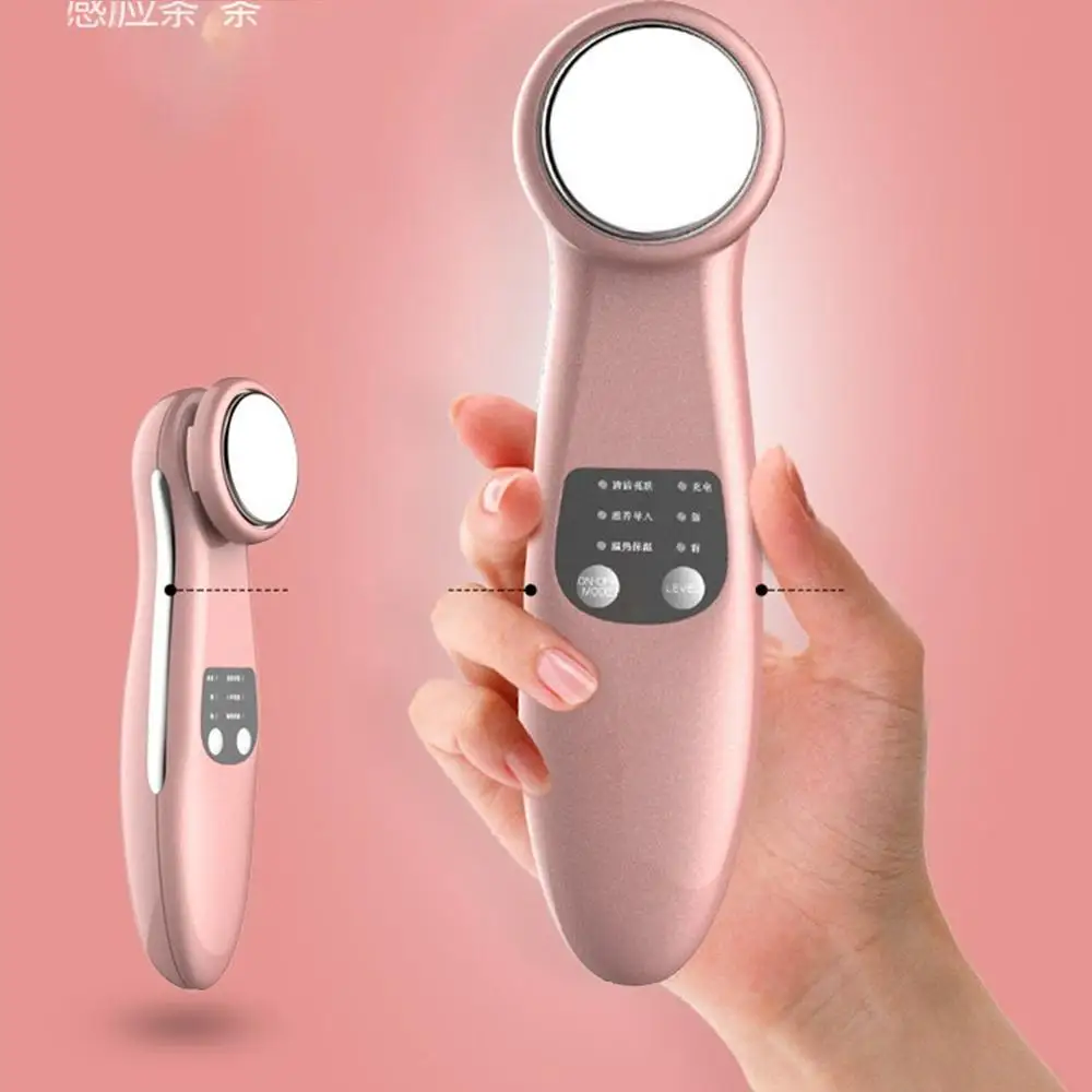 Iontophoresis Beauty Instrument Ultrasound Ion Face Lift Facial Beauty Device Ultrasound Skin Care