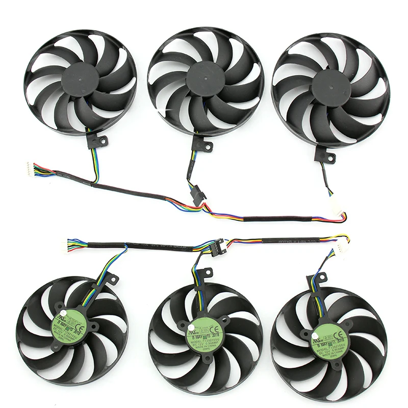 Вентилятор Охлаждения видеокарты для ASUS ROG STRIX-RTX 2080/RTX 2080ti