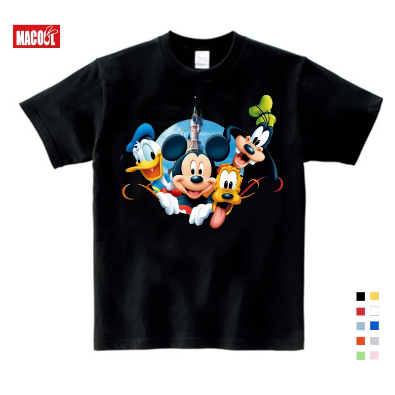T-shirt black Детские толстовки с капюшоном, свитшоты, Детская футболка с длинными рукавами и рисунком, милые осенне-зимние топы для малышей - Цвет: T-shirt black