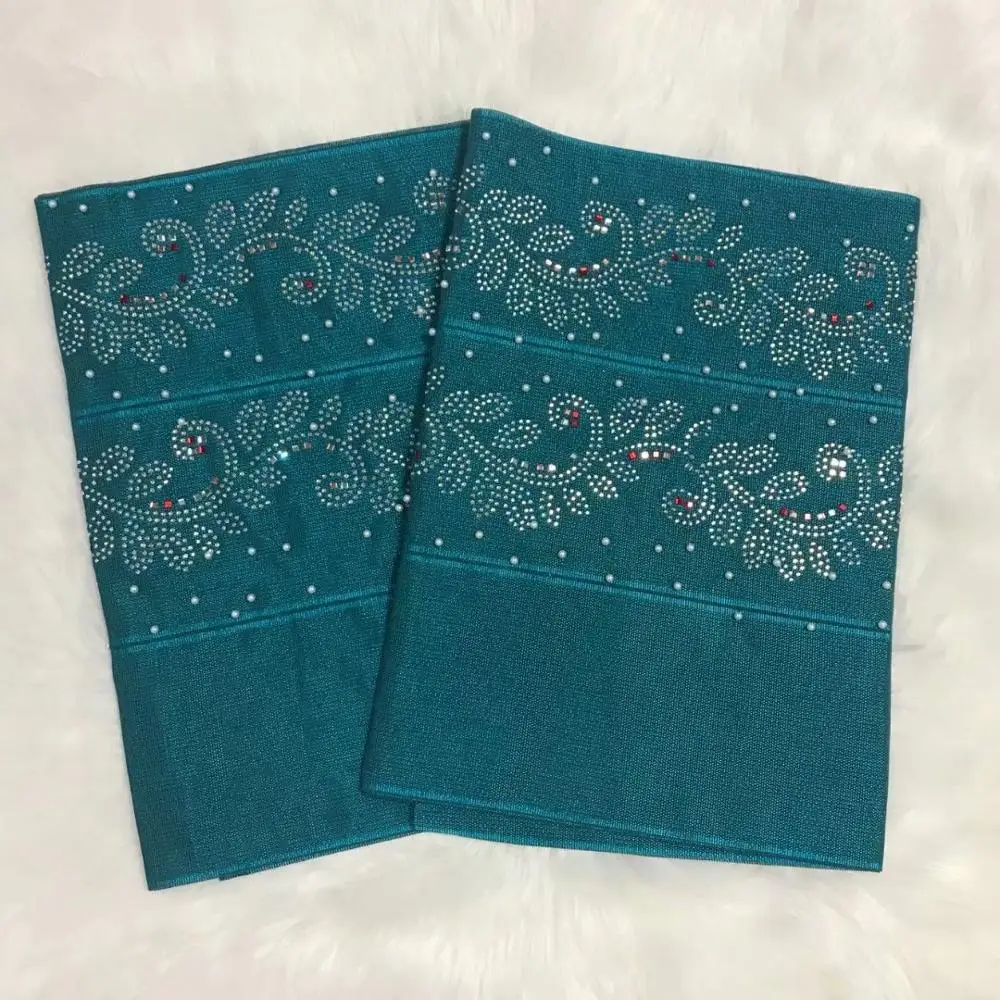 ASO OKE головной убор с камнями нигерийская голова галстук Бисером кружевная ткань dentelle strass perle auto gele головной убор кружева тримминги 2 шт