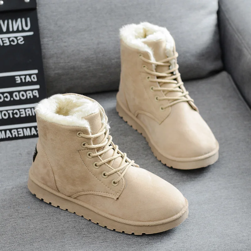 

2019 Fashionable All-around Snow Boots Autumn and Winter Plush Boots Women's Shoes Martin Boots Women's Boots