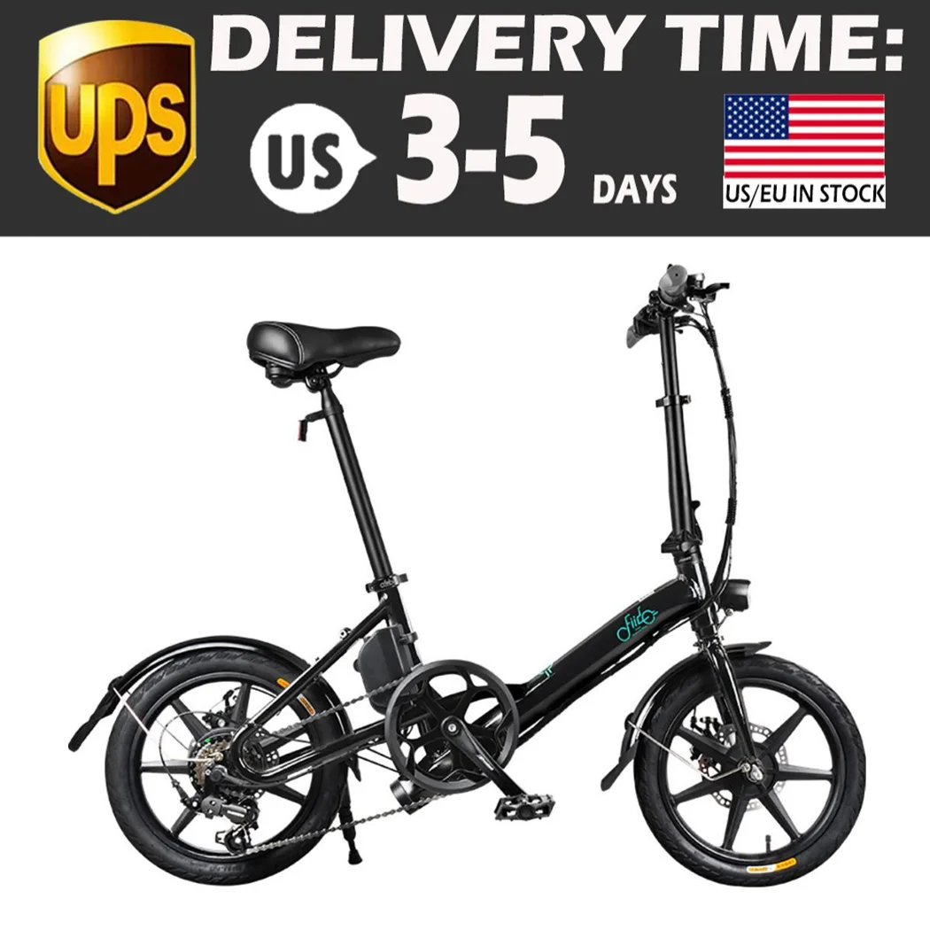 Bicicleta Plegable ligera de aleación aluminio con neumático, Motor de cubo de 250W|Bicicleta eléctrica| - AliExpress