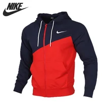 Новое поступление NIKE как M NSW SWOOSH Толстовка FZ FT Для мужчин зимнее пальто с капюшоном спортивная одежда