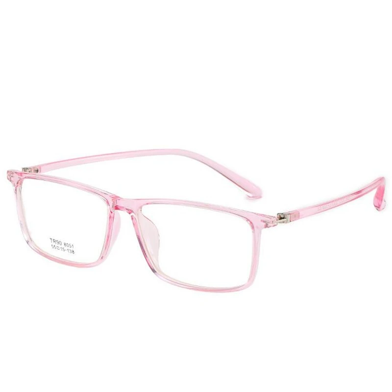 Большая оправа TR90 очки для близоруких женщин удобные квадратные близорукие очки для мужчин SPH-0,5-1,0-1,5 To-6,0