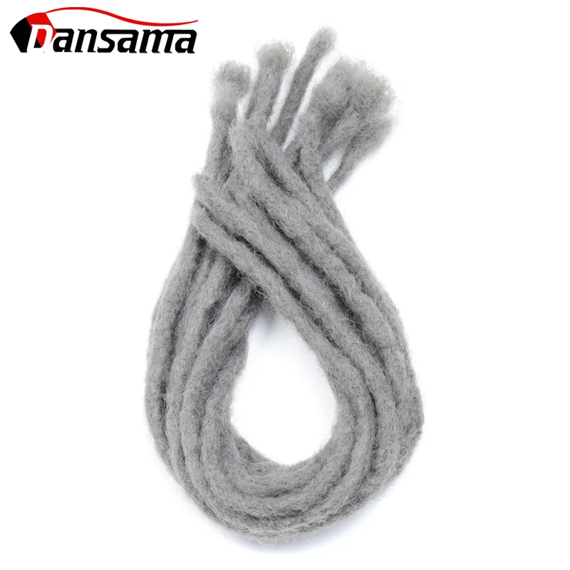 

Dansama Handmade Dreadlocks Hair Extensions 20 Inch Crochet Braids Hair 5 Strands/pack Synthetic Crochet Braiding Hair Blonde