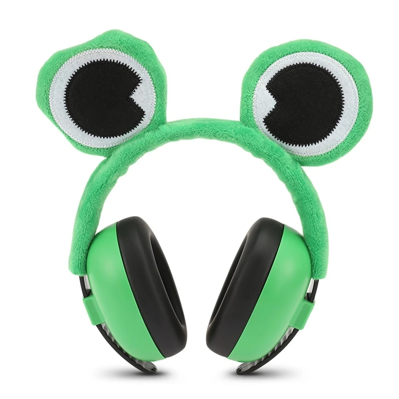 Baby Noise Earmuffs for Children Baby Soundproof Ears Baby Kids Anti Noise Earmuffs Headset Hearing Protection Ear Defenders - Цвет: Green