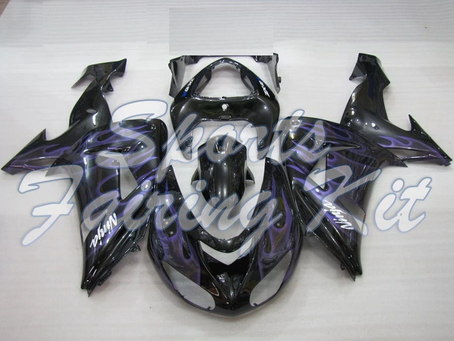 Корпус для Ninja ZX 10r 2006 - 2007 комплекты обтекателей ZX10r 07 обтекатель из АБС-пластика