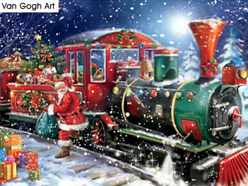 Nuevo 5d диаманта pintura Санта-Клаус Диаманте bordado Navidad completo cuadrado/redondo диаманты для