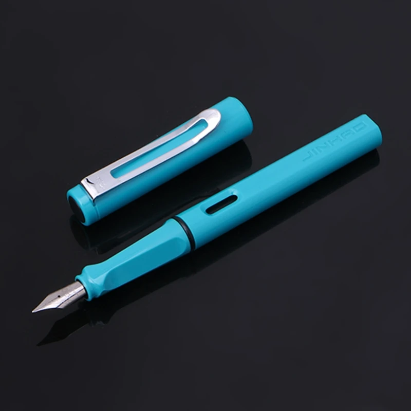 Jinhao 599 8 цветов 5 шт. чернильно-синий и 2 шт. средний тонкий перьевая ручка новинка LX9A