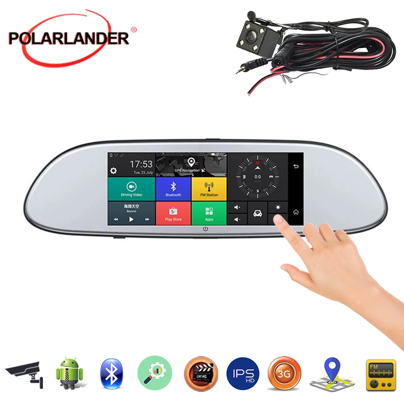 Bluetooth Android автомобильный монитор MP4 gps сенсорный экран