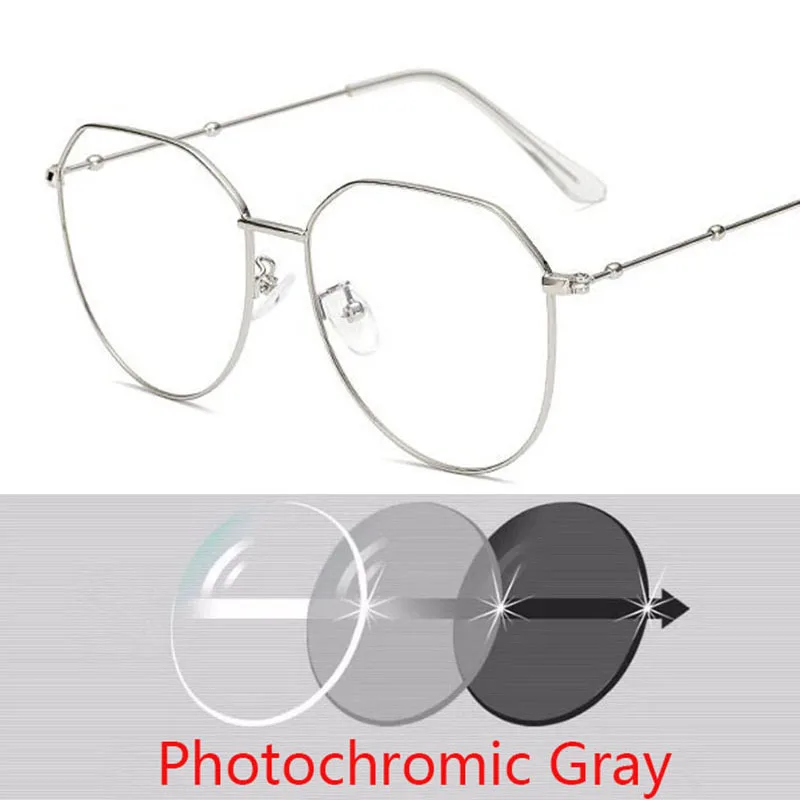 Metal Irregular Polygon Reading Eyeglasses Women Men Prescription Spectacles Eyewear +0.5 +0.75 +1 +1.25 +1.5 +2 +2.5 +3 +3.5 +4 3