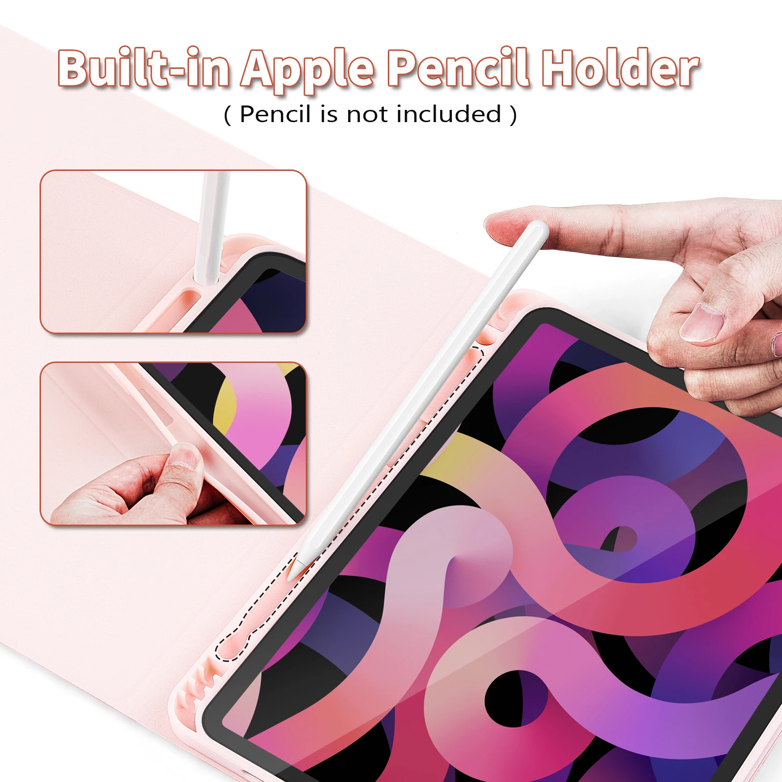Чехол для клавиатуры iPad Pro 10 5 11 2020 Air 3 4 9 2 2019 чехол с карандашом 1 7 2018 8th чехол|Чехлы