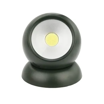 

COB LED Night Light With Magnet Base AAA Battery Powered Lamp 3 Mode Rotation Wireless Wall Light For Stairway Closet Garage CD