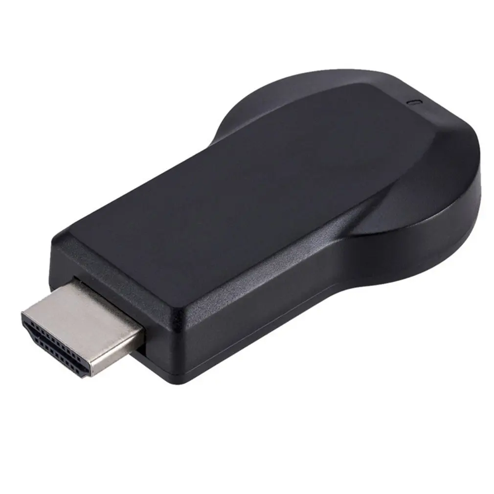 Для AnyCast M4 Plus беспроводной wifi-ключ приемник 1080P Дисплей HDMI медиа видеостример переключатель-бесплатно ТВ-Стик - Цвет: Black