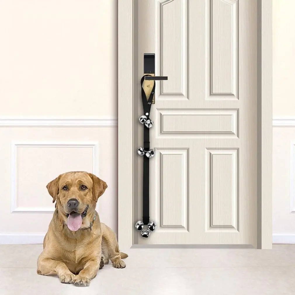 Dog Doorbell Rope Pet Safe Leash Rope Anti-Dog Grab Bite With Alarm Bells For Dog Training Safe Bite-resistant 1pc/2pcs optional-0