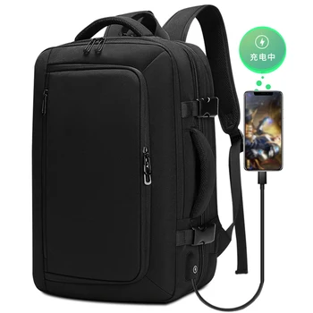 

2020 High end business computer bag men's 15.6-inch notebook shoulders USB portable leisure travel commuter backpack multi-purpo