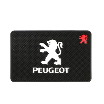 

Car styling anti-slip mat mobile phone holder magic matmulti-function instrument panel storage pad Emblem For Peugeot accessorie