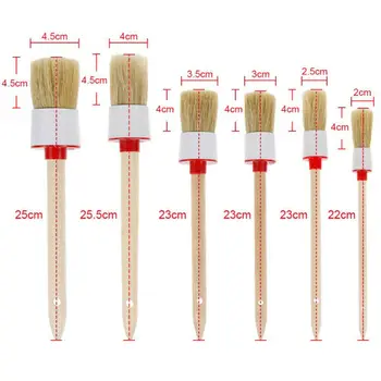 

12Pcs Car Cleaning Brush Detailing Handle Sponge Replacement Accessories